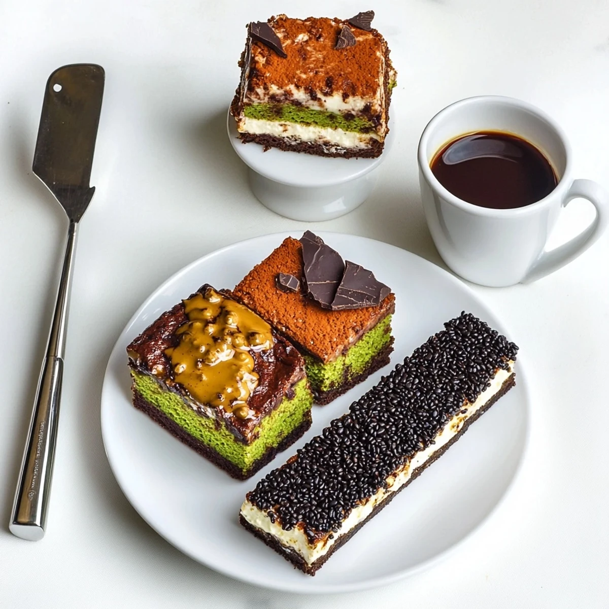 Fudge-like matcha-miso brownies, creamy chai tiramisu, and rich cheesecake bars await!