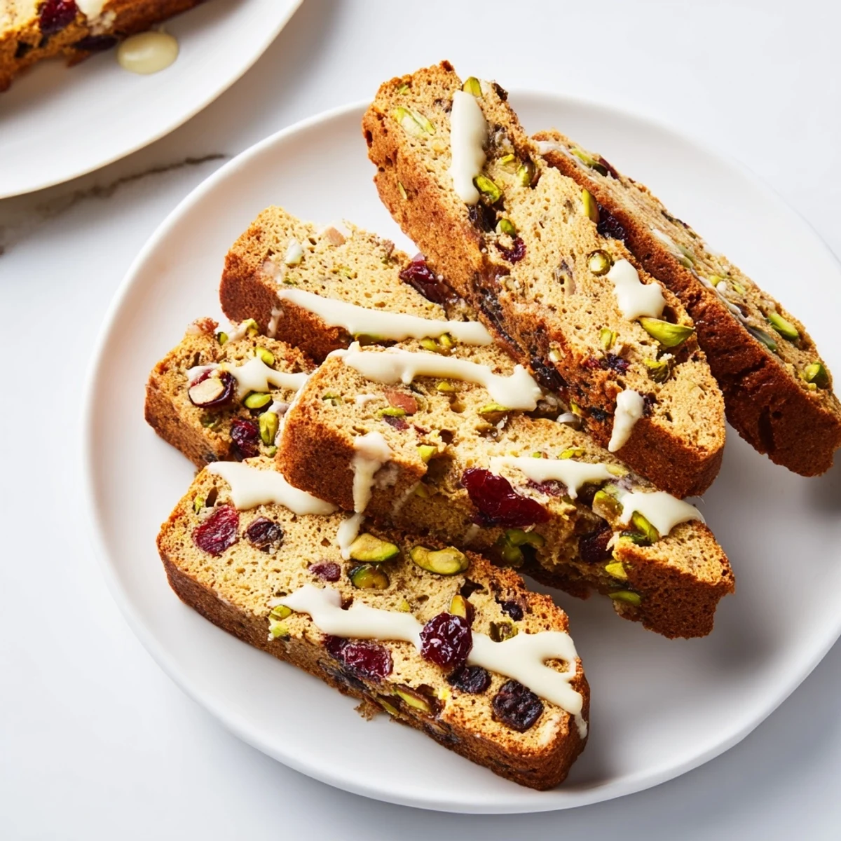 These twice-baked White Chocolate Cranberry Pistachio Biscotti are crunchy, sweet, and bursting with delicious flavors.