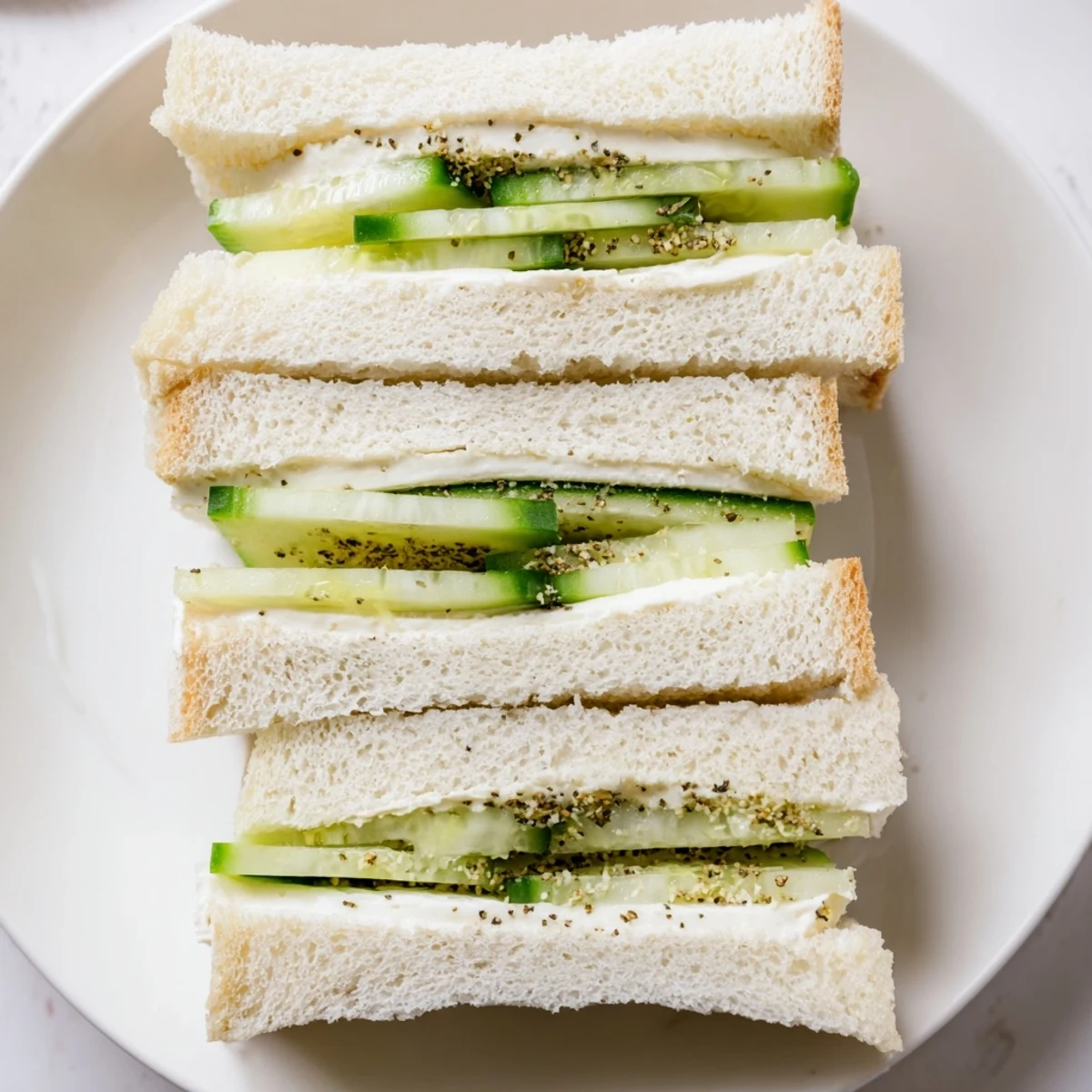 Castle Feast Royal Tea Party Sandwiches arranged on a tiered platter, ready for a delightful afternoon tea.