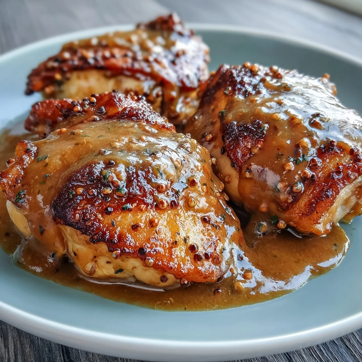 Slow Cooker Honey Mustard Chicken