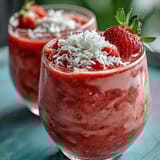 Strawberry Coconut Daiquiri Smoothie