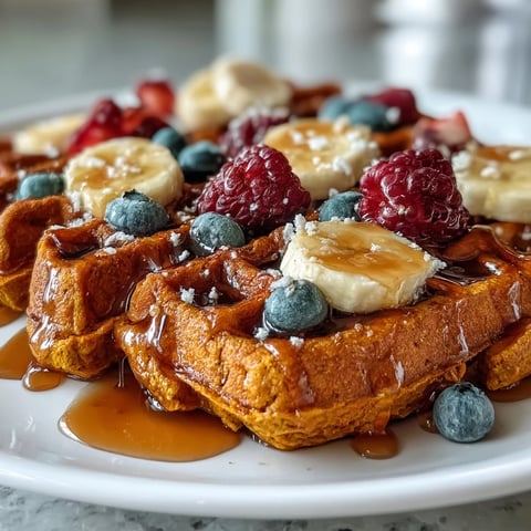 Golden Anti-Inflammatory Adaptogenic Turmeric Waffles, perfectly crisp from the iron.