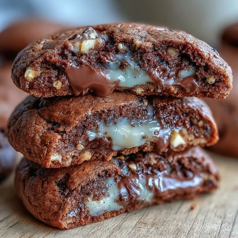 Freshly baked Hojicha Brownie Cookies on a wire rack with white chocolate chunks melting, perfect for a cozy afternoon tea.