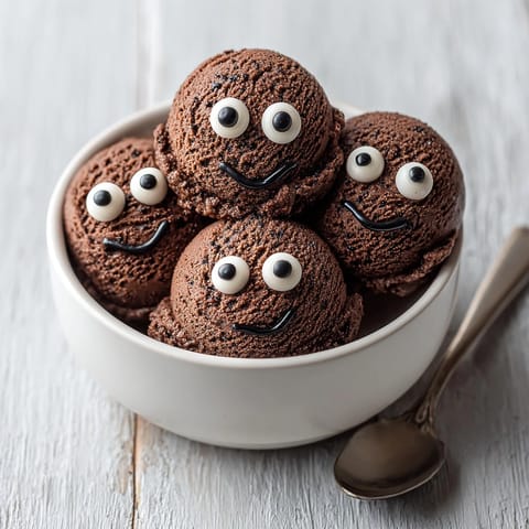 Scoops of Japanese-inspired Black Sesame Ice Cream, a visually striking, flavorful frozen dessert.