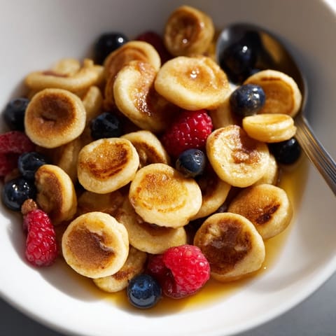 Mini Pancake Cereal Breakfast