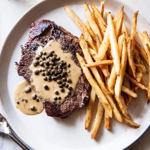 Classic Peppercorn Ribeye Crispy Fries