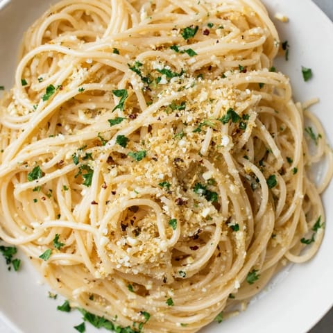 Golden, glistening Garlic Butter Noodles, perfectly coated in a fragrant garlic and butter sauce.