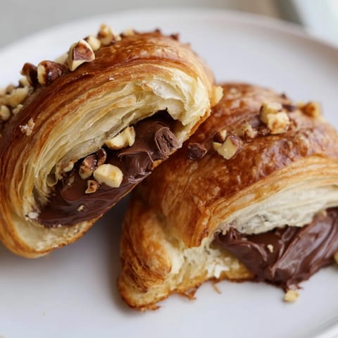 3-Ingredient Nutella Croissants