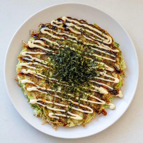 Japanese Okonomiyaki Pancakes