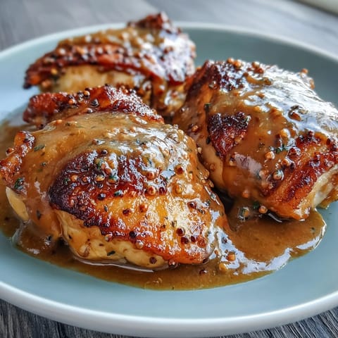 Slow Cooker Honey Mustard Chicken