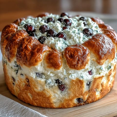 Light and airy cottage cheese blueberry cloud bread, perfect for low-carb snacking.