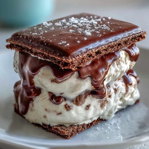 Vanilla Bean Frappuccino Ice Cream Sandwiches with espresso cookies, creamy vanilla ice cream, and a perfect frozen dessert treat.  