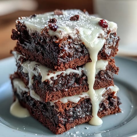 4th of July Firecracker Brownie Bites with red, white, and blue sprinkles on a festive platter.