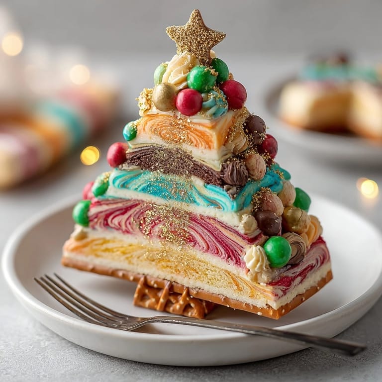 Imagine a delicious Chaos Cake Christmas Tree Swirls, brimming with colorful, edible decorations and sweet buttercream.