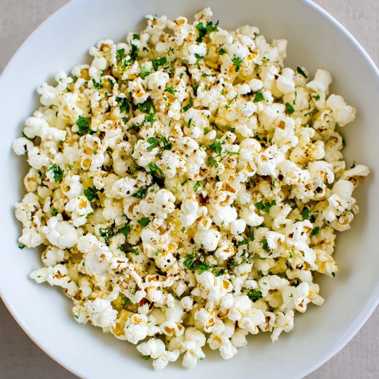 A vibrant bowl of flavorful savory popcorn mixes, ideal for snack trays at your next party.