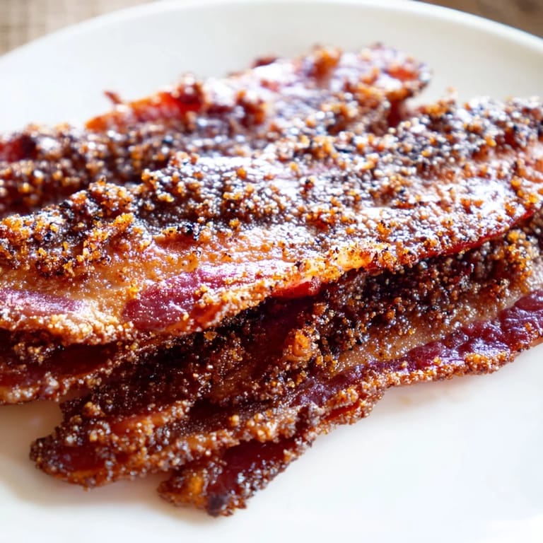 Sweet and spicy Snoop Dogg Billionaire Bacon, perfect as an appetizer or side dish for brunch.