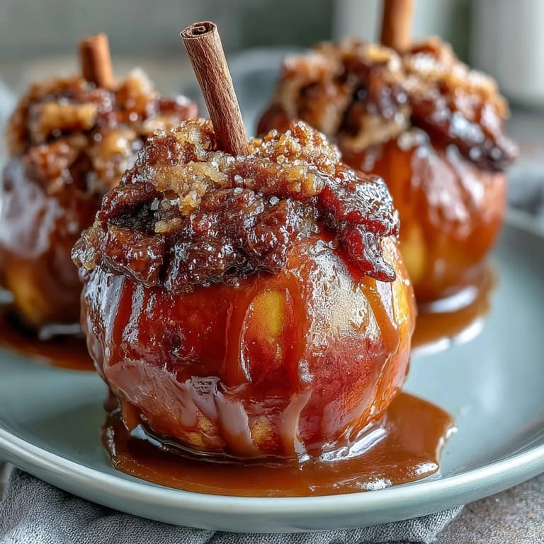 Golden apples coated in buttery caramel and finished with a sprinkle of sea salt for a sweet-salty indulgence.